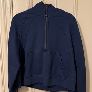 Lululemon quarter zip sweatshirt with hood